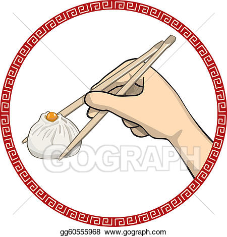 Eps illustration vector gg. Chopsticks clipart dumpling