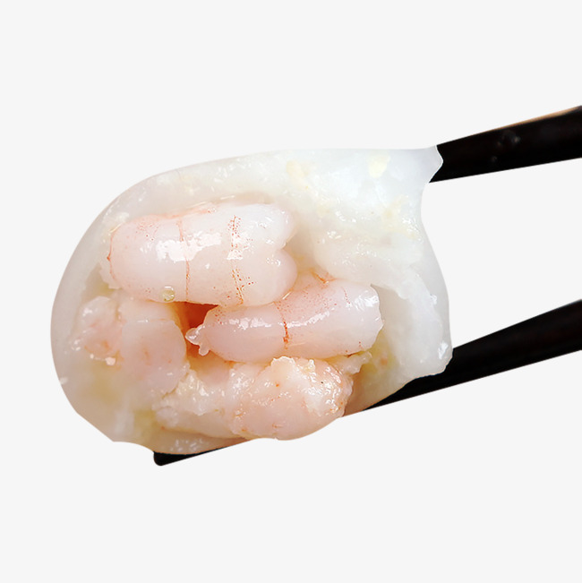 Caught shrimp material food. Chopsticks clipart dumpling