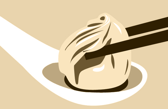 Journey to the . Chopsticks clipart dumpling