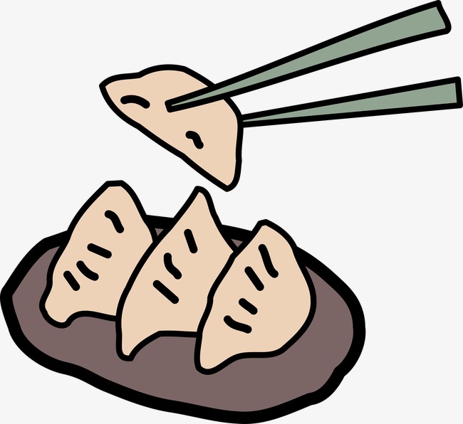 chopsticks clipart dumpling