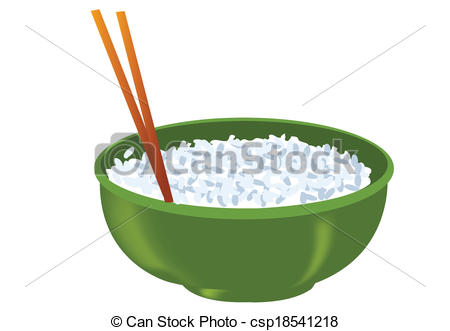 Chopsticks clipart plate rice. Bowl of clipground
