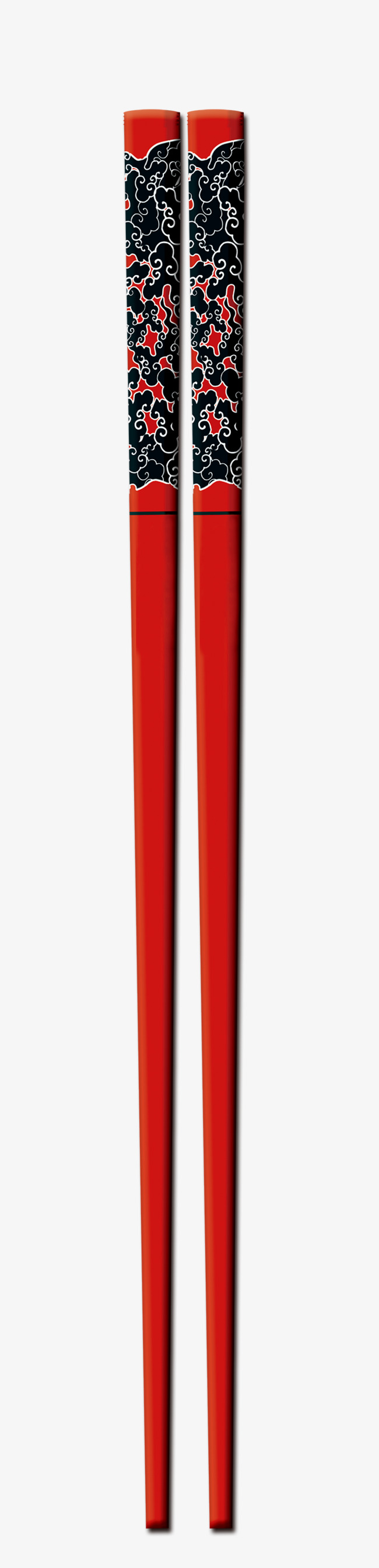A pair of chinese. Chopsticks clipart red black