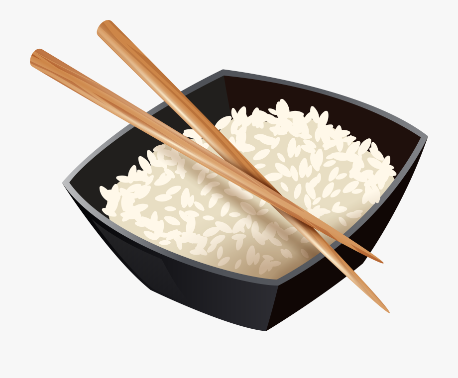 chopsticks clipart rice fish