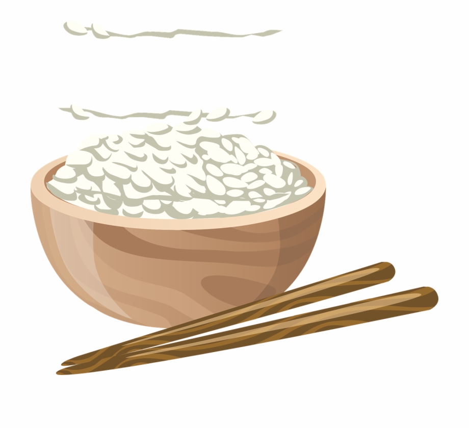 chopsticks clipart rice food