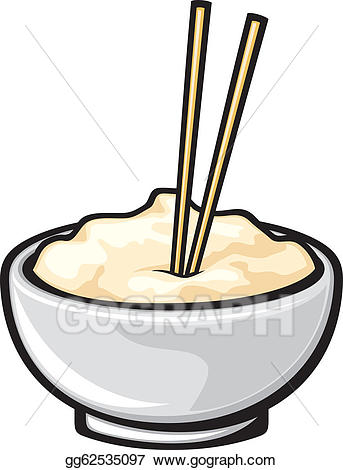 chopsticks clipart rice meal