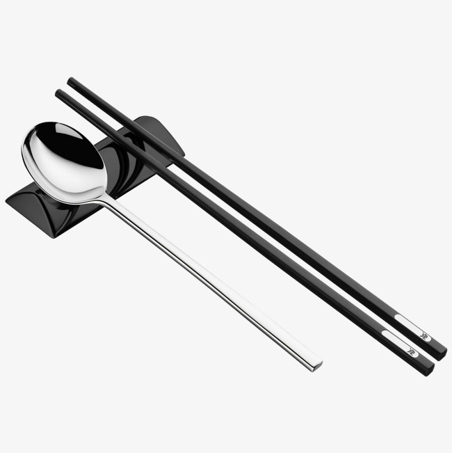 Chopsticks clipart spoon. Furnishings black refinement png
