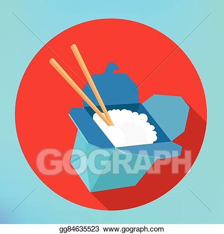 chopsticks clipart wok