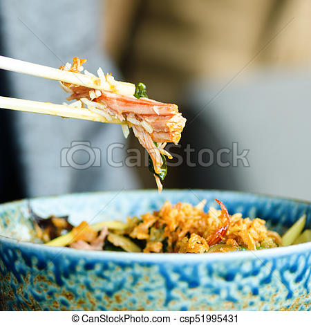 chopsticks clipart wok