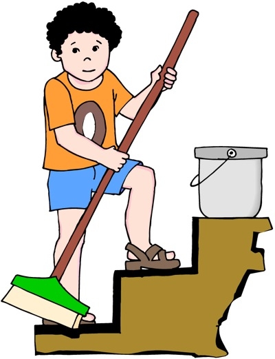 Chore clipart child chore. Free clip art children