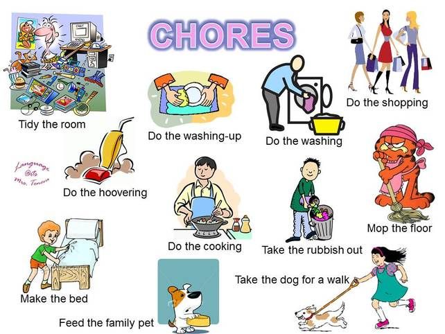 chores clipart easy
