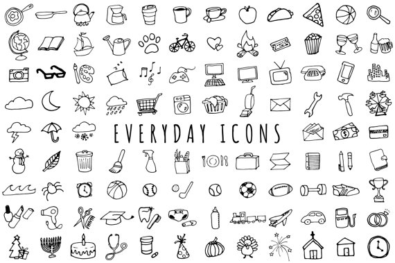 planner clipart everyday object