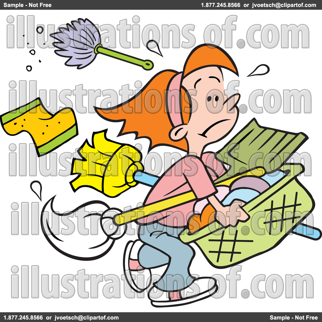 chores clipart boy