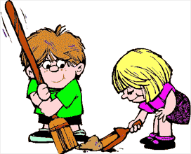 Responsibility clipart nice kid. Chores cleaning the organized