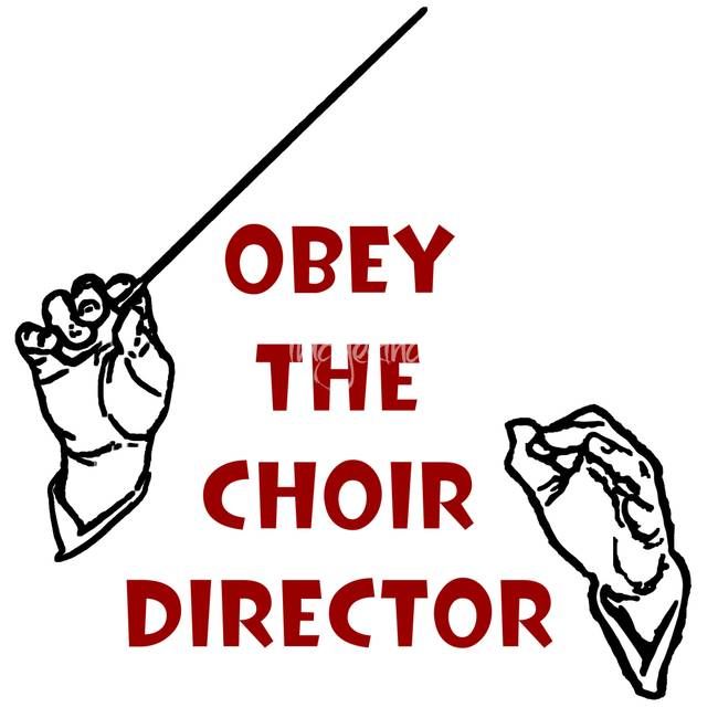 chorus clipart choir conductor