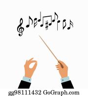 chorus clipart choir conductor