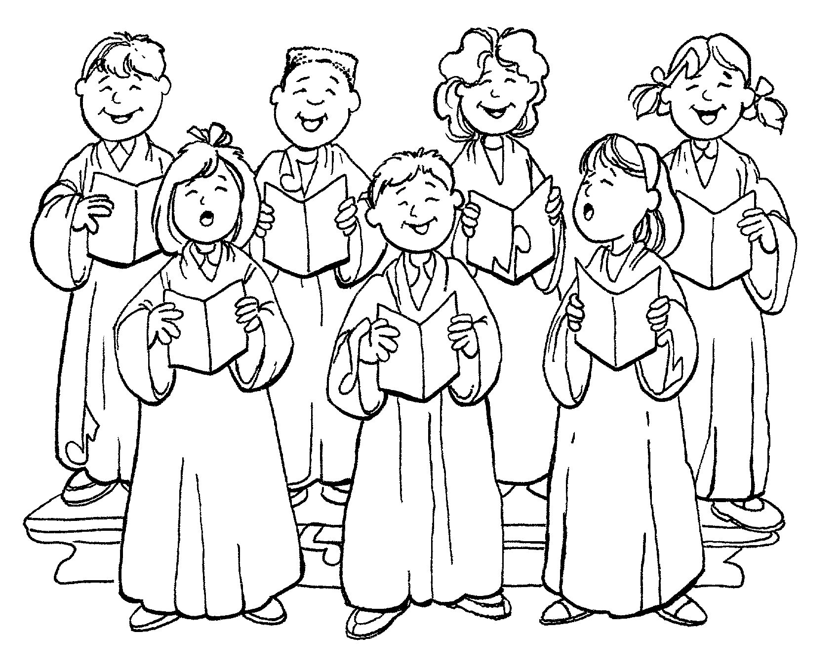 chorus clipart church choir