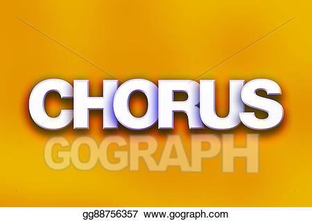 chorus clipart word