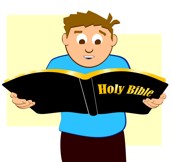 pastor clipart reading bible
