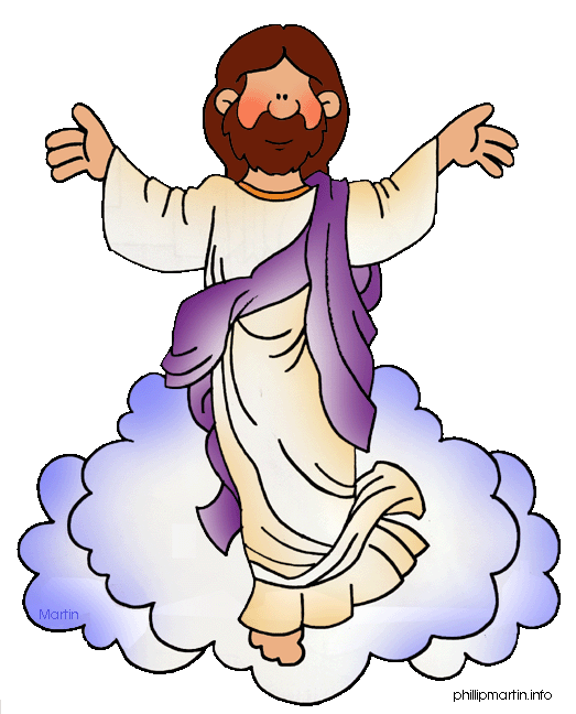 Ascension of jesus clip. Heaven clipart god