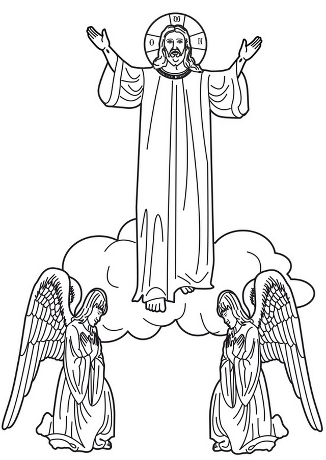christian clipart ascension
