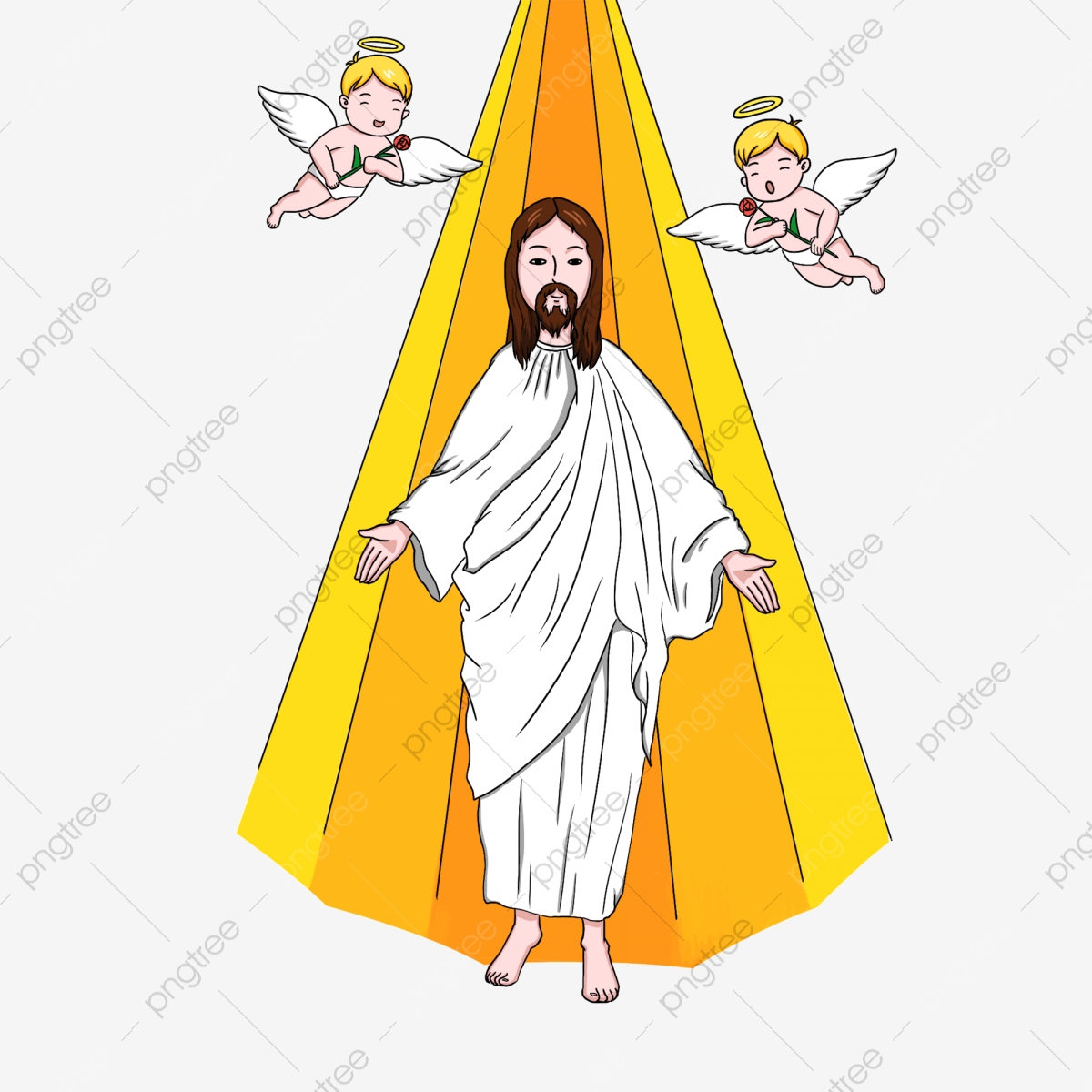 Jesus png . Christian clipart illustration