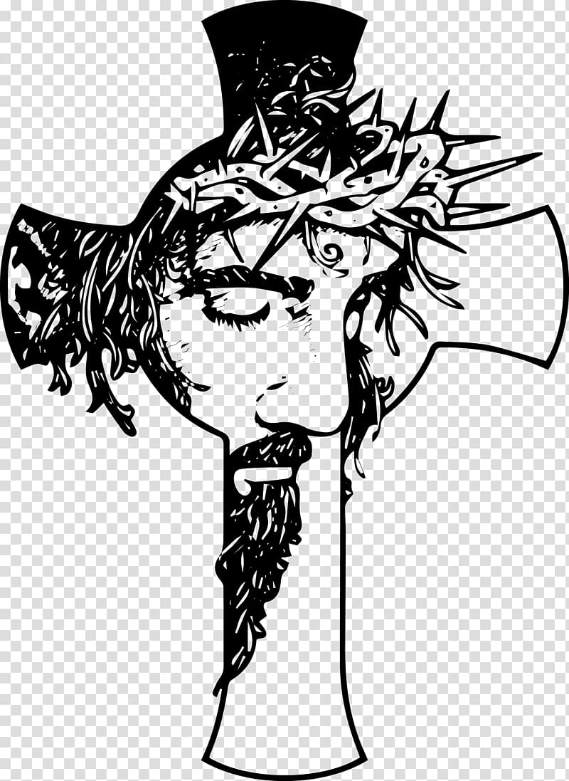 Christian clipart outline. Cross christianity crucifix jesus