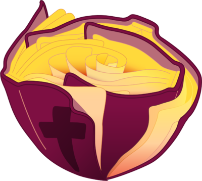 christian clipart rose