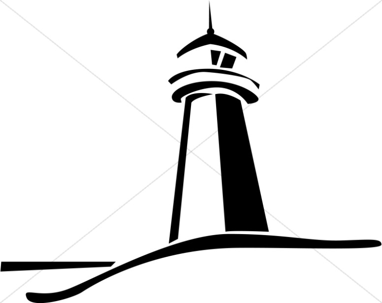 lighthouse clipart symbolism