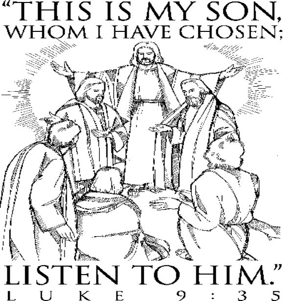 christian clipart transfiguration
