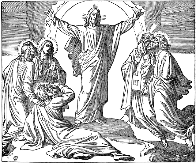 christian clipart transfiguration