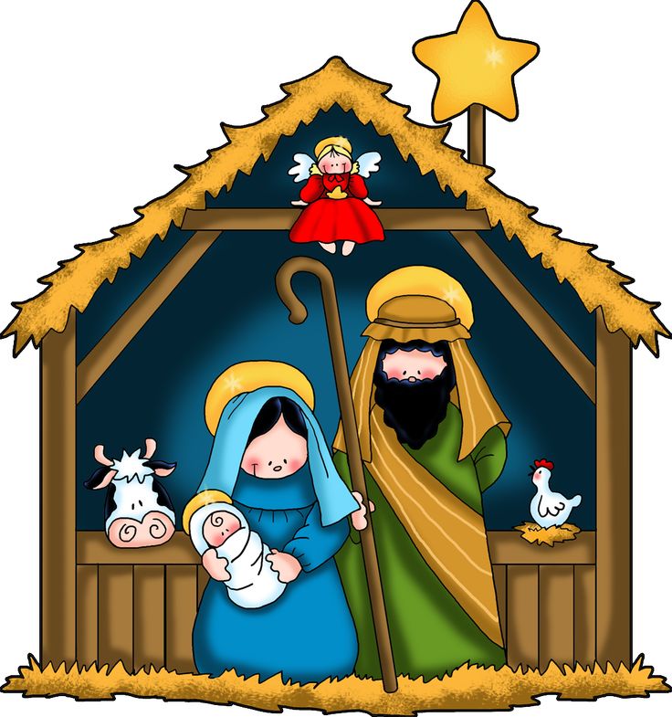 nativity clipart barn