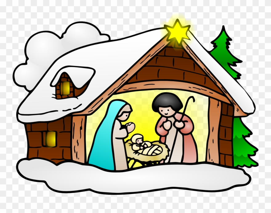 Free clip art baby. Jesus clipart crib
