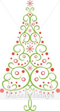 christmas clipart fancy