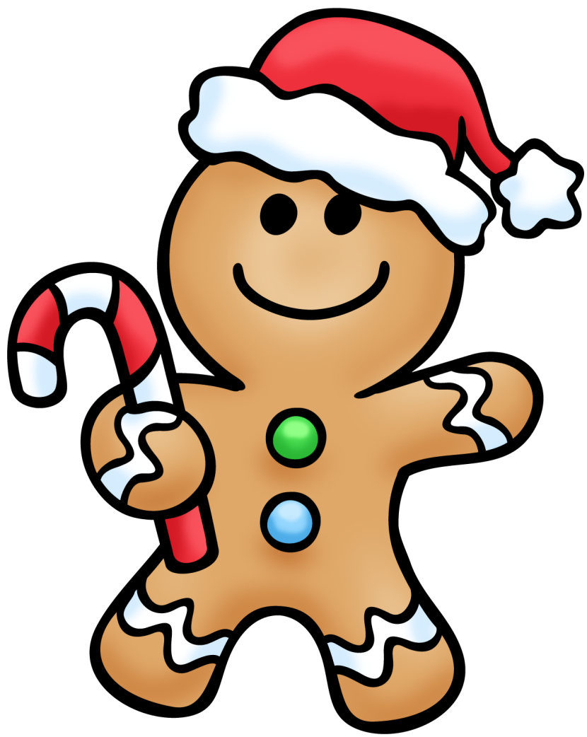 letters clipart gingerbread