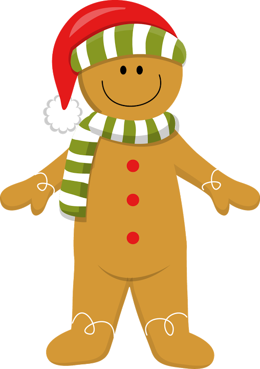 christmas clipart gingerbread man