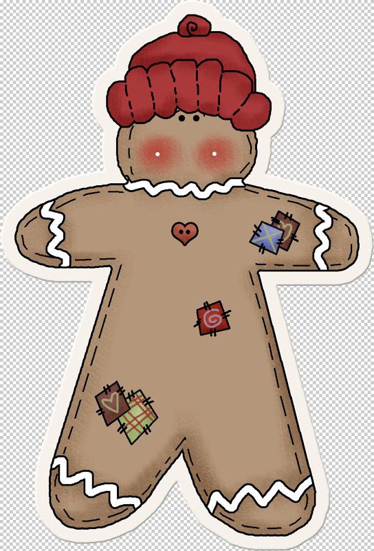 christmas clipart gingerbread man
