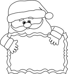 christmas clipart outline