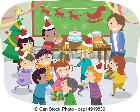 christmas clipart party
