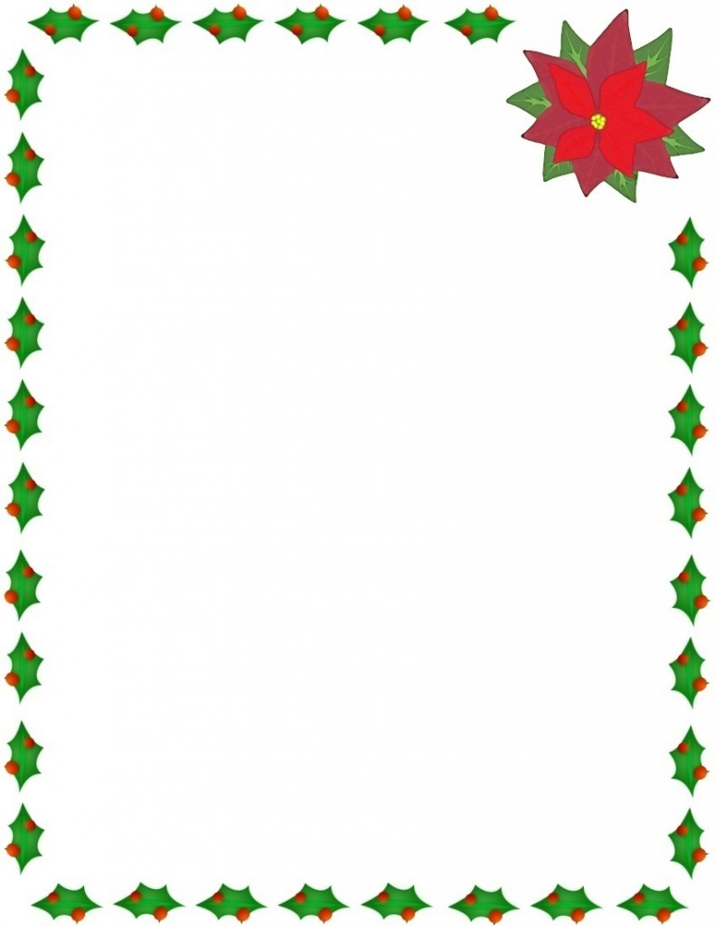 christmas clipart picture frame