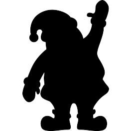 Free clip art silhouettes. Christmas clipart silhouette