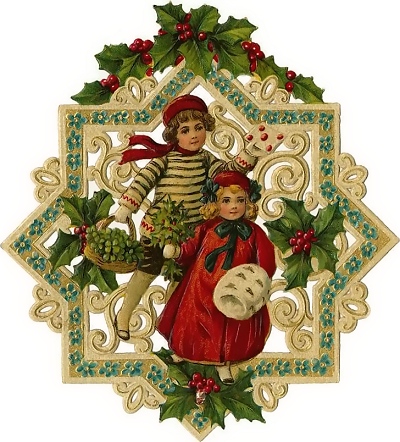 Altogetherchristmas com vintage and. Christmas clipart victorian