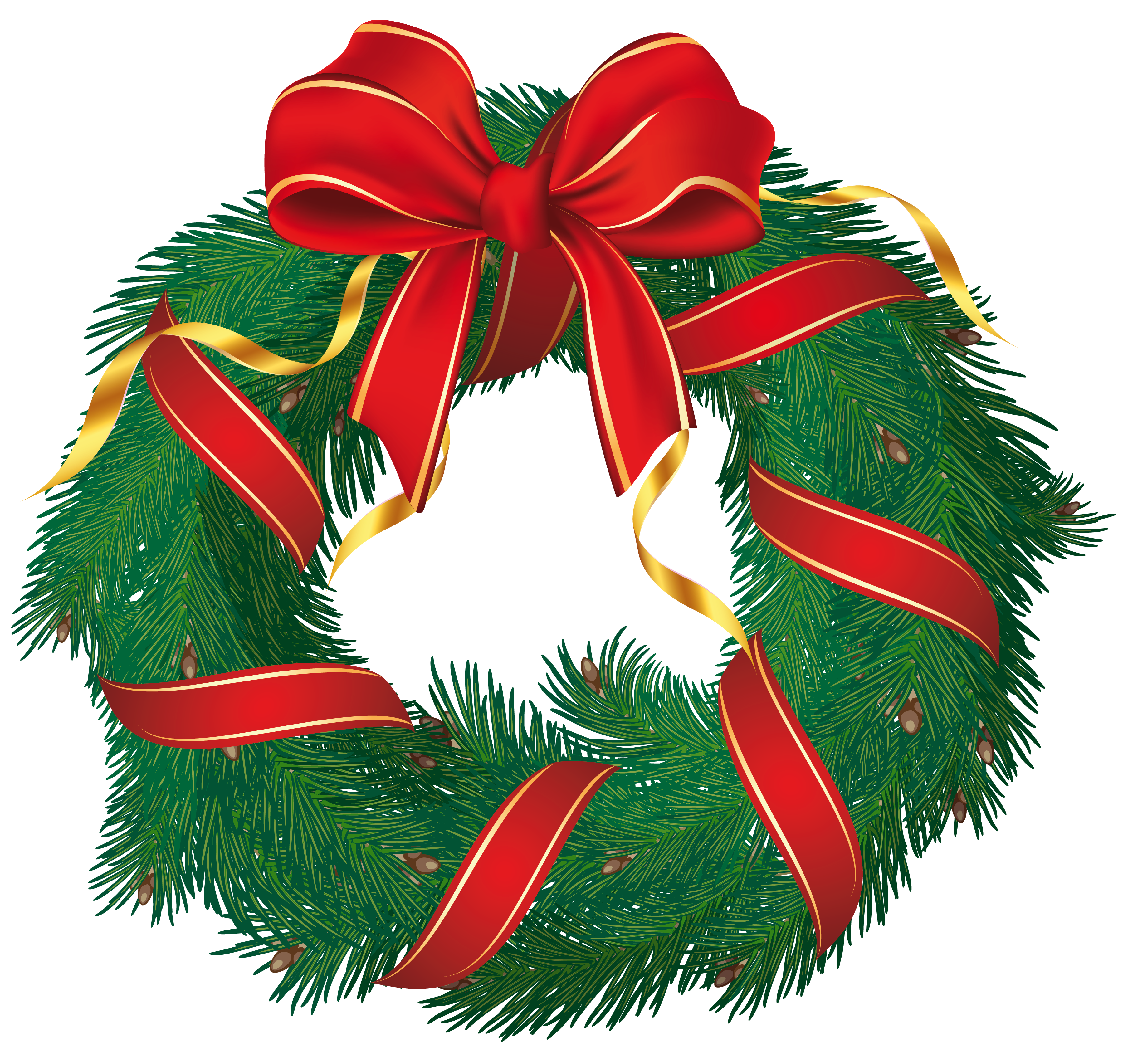 Free christmas wreath cliparts. Microsoft clipart cybart