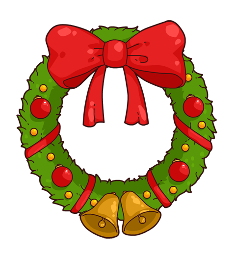 christmas clipart wreath