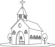 Creative inspiration free . Church clipart black and white