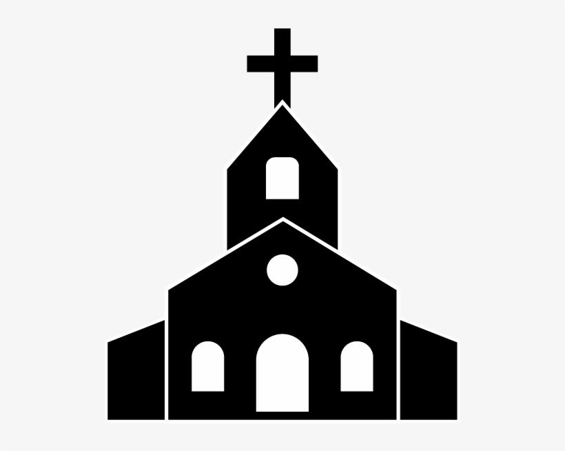 Sweetlooking magnificent . Church clipart black and white