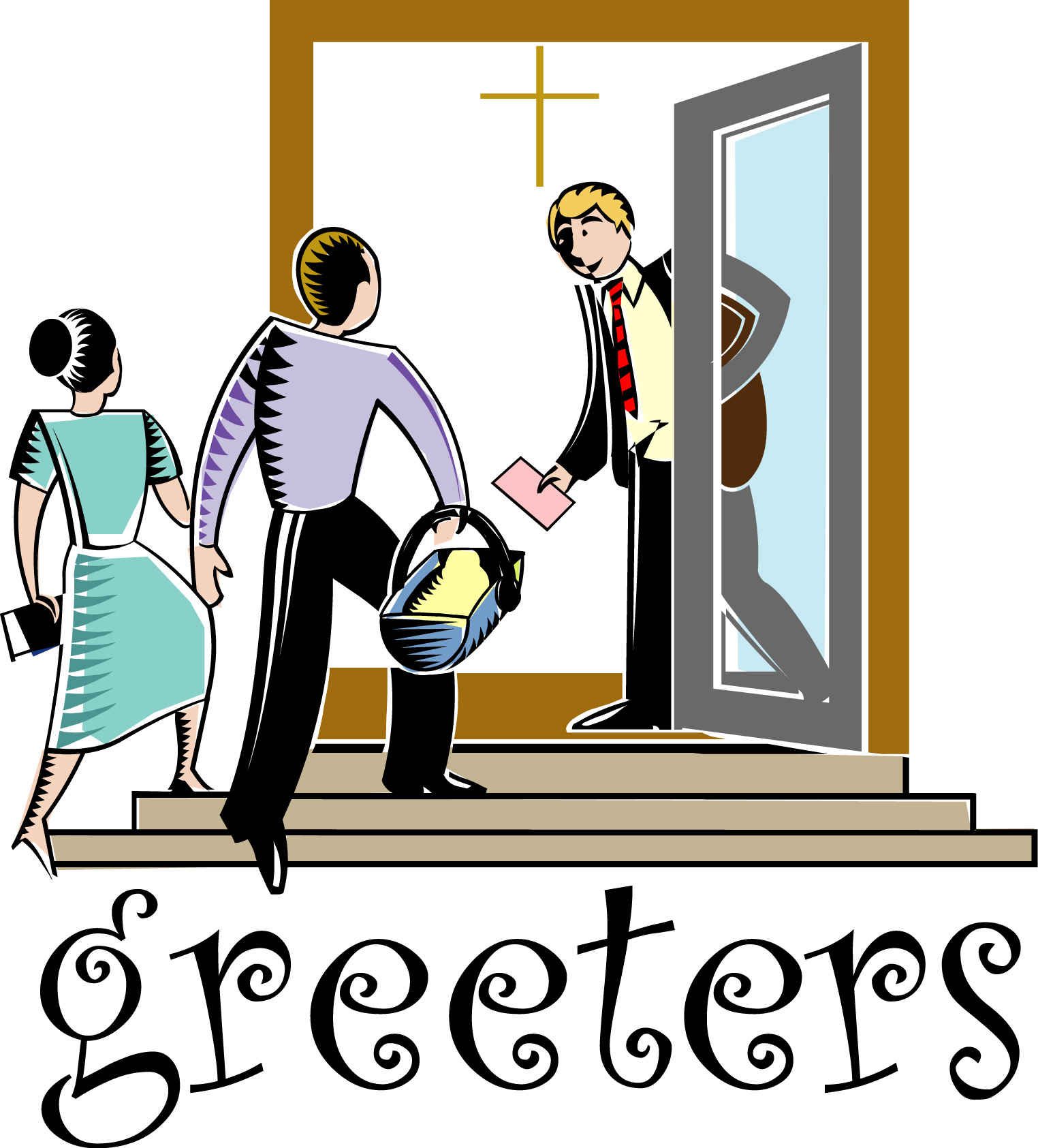 missions clipart greeter