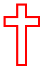 church clipart cross