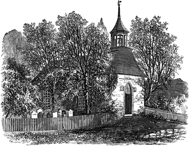 The at sleepy hollow. Church clipart old church