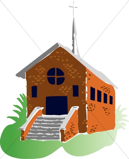 church clipart open house