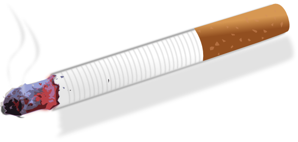 Cigarette clip art at. Cigar clipart burning